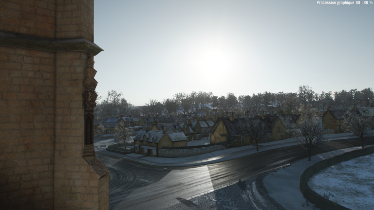 Forza Horizon 4 rues enneigées