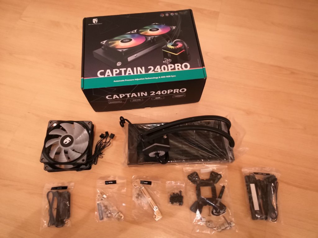 Deepcool Captain 240 Pro packaging