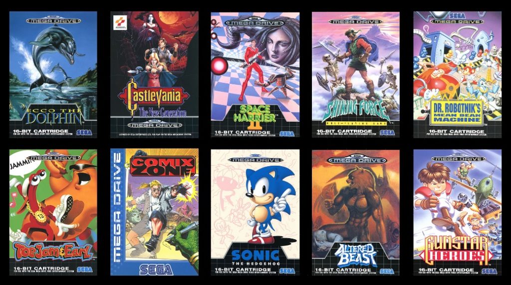 Mega Drive jeux