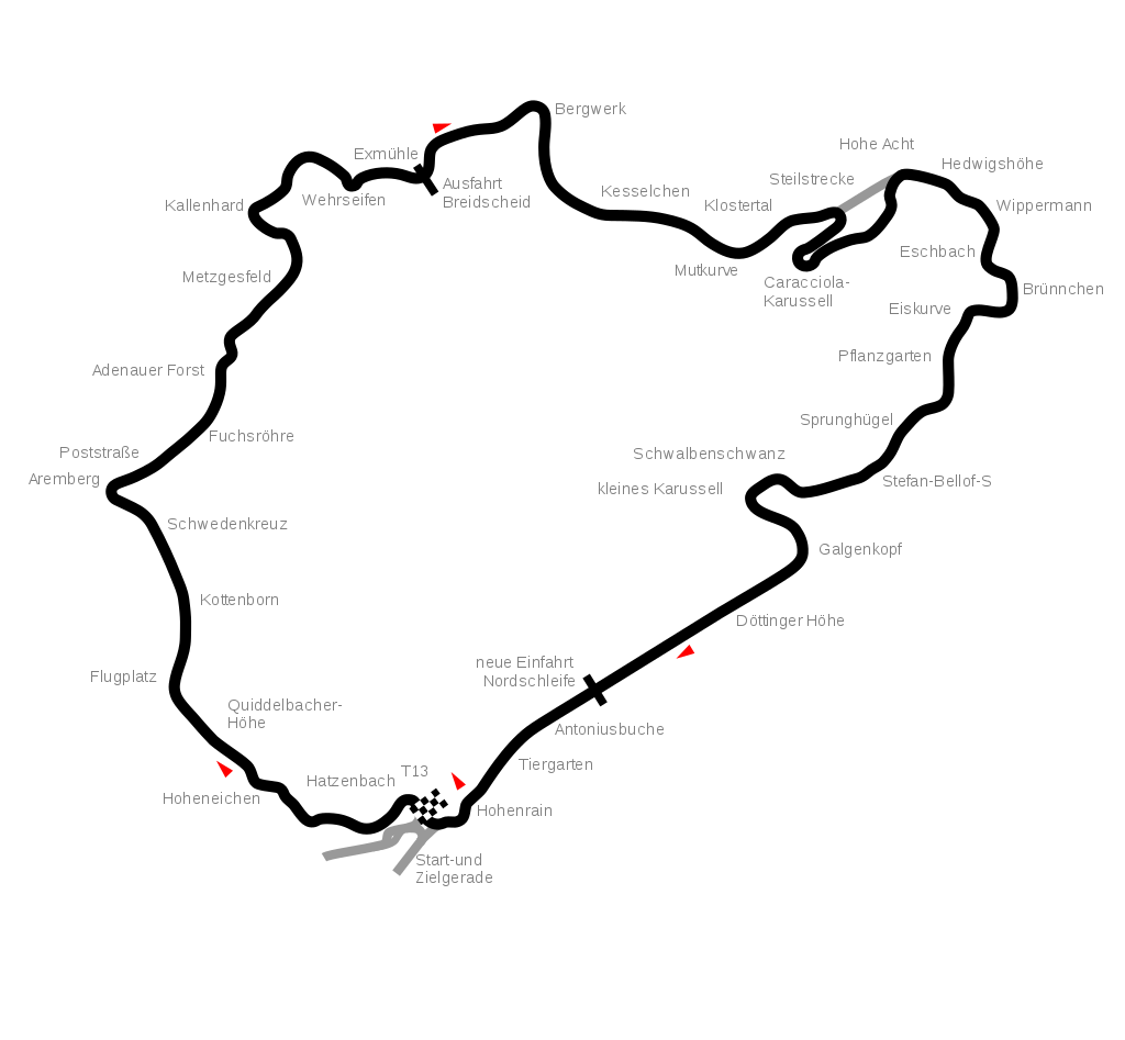 Map Nordschleife