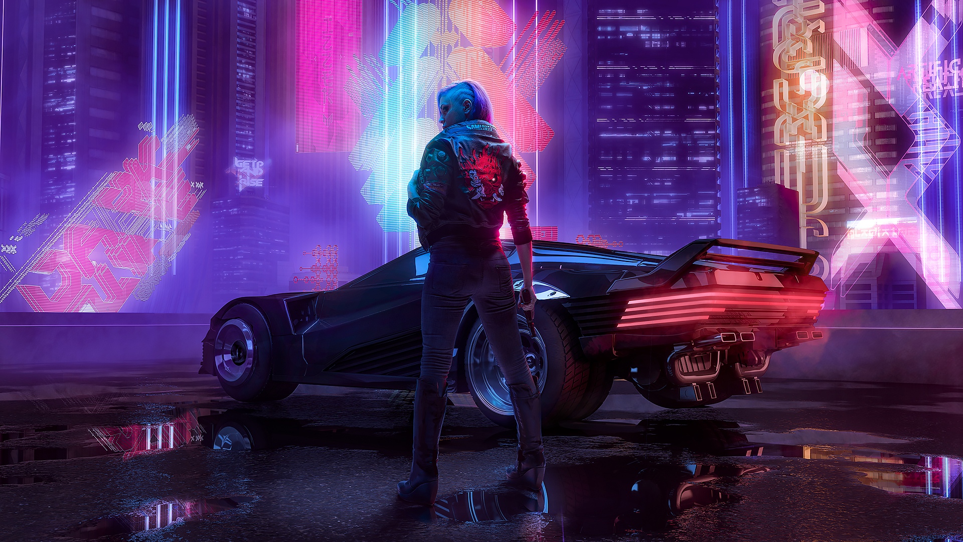 Tesla cyberpunk 2077