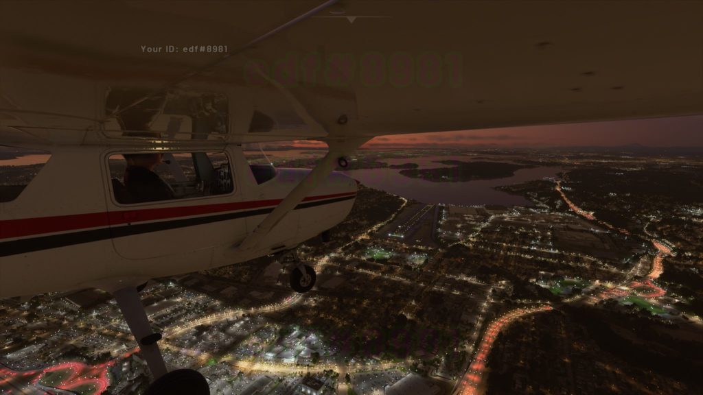 nuit Microsoft Flight Simulator