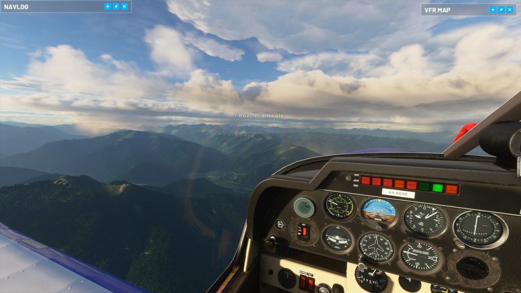 montagnes flight simulator