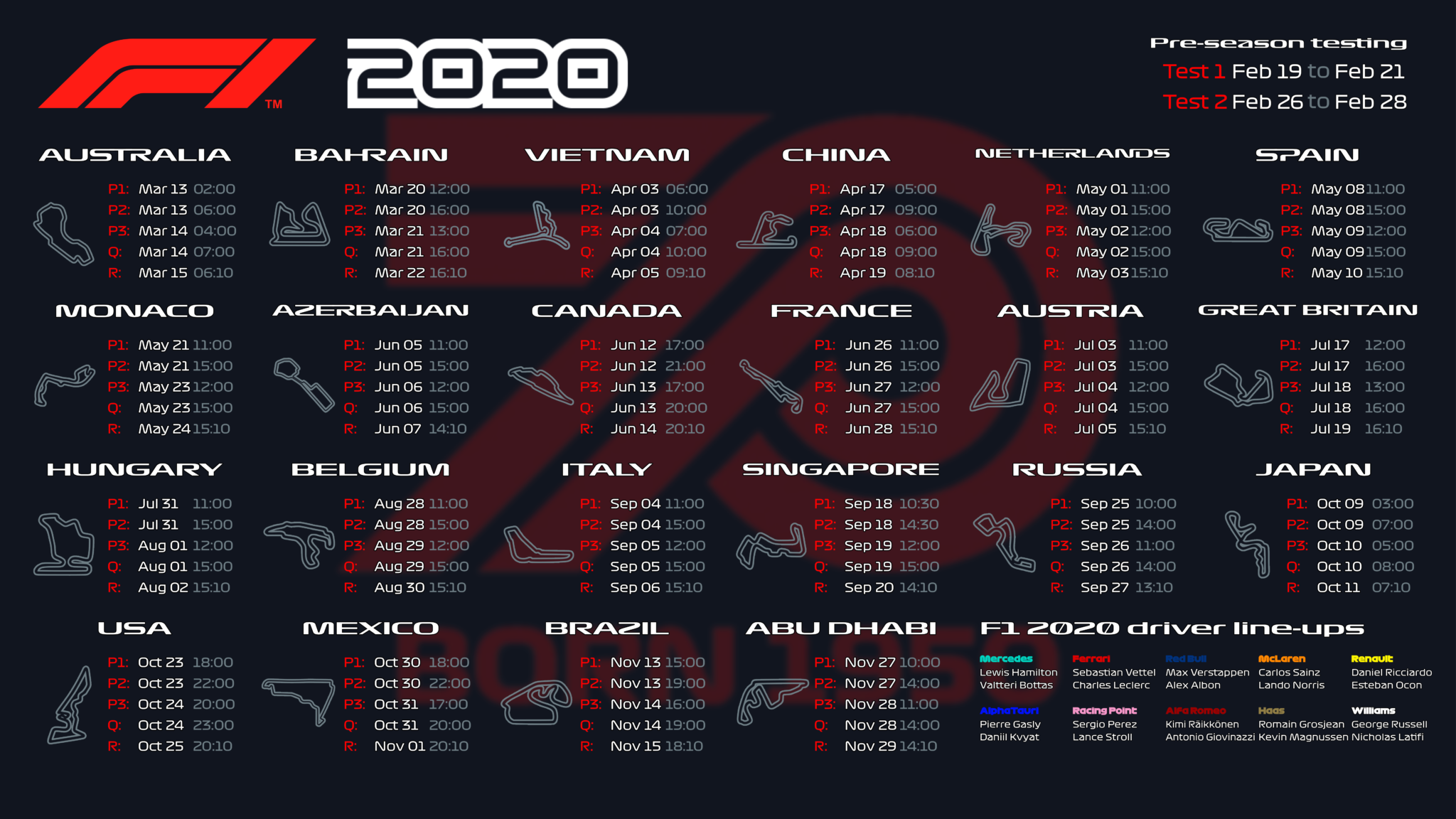 Расписание 1 э. F1 Calendar 2022. Формула 1 2021 календарь. F1 2020 календарь. F1 2020 Schedule