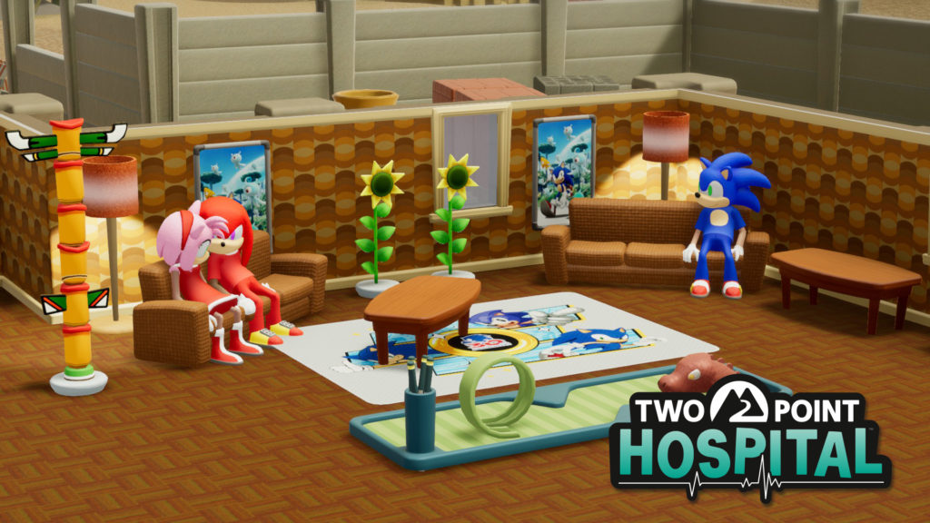 Two Point Hospital accueille le patient Sonic