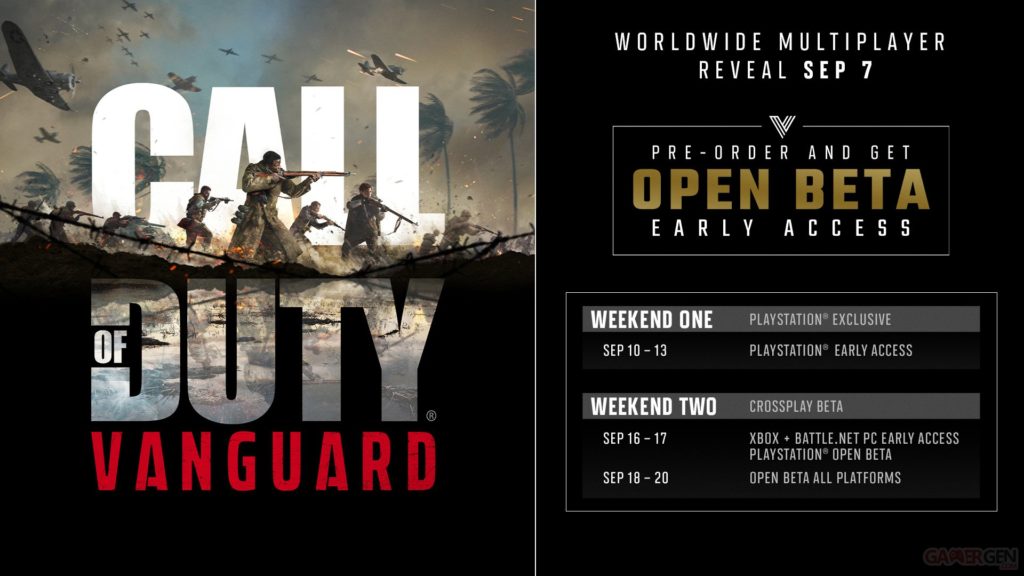 Call of Duty: Vanguard un premier essai ce weekend