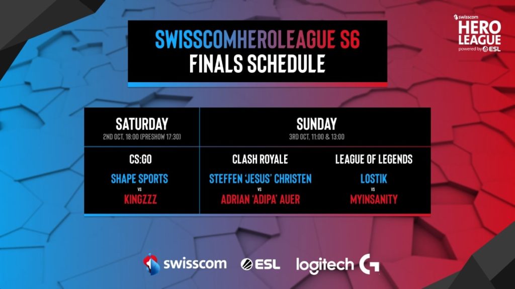 La grande finale de la Swisscom Hero League approche