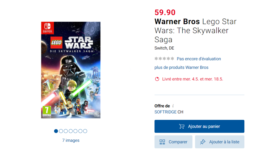 Lego Star Wars: The Skywalker Saga pour mai ?