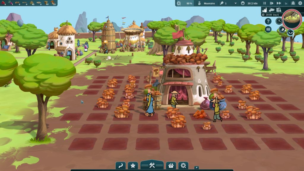 The Wandering Village animation dans le village