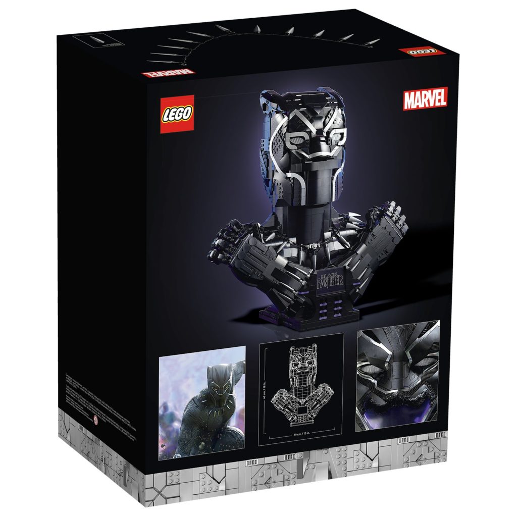 Lego : Un magnifique buste de Black Panther