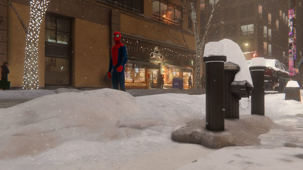 Test - Spider-Man Miles Morales, ambiance neige
