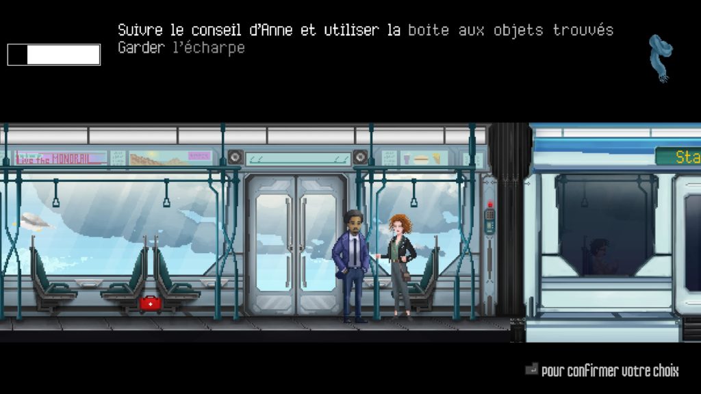 Test - Monorail Stories, choix de dialogue