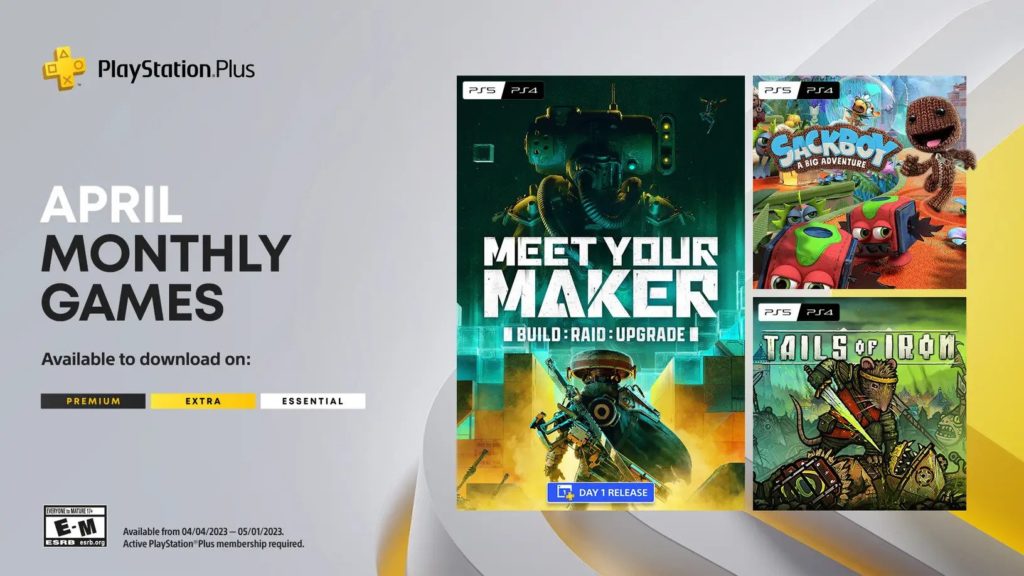 Playstation Plus Essential, les jeux d'avril dévoilés