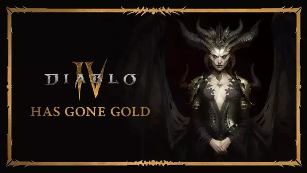 Diablo 4 est désormais Gold