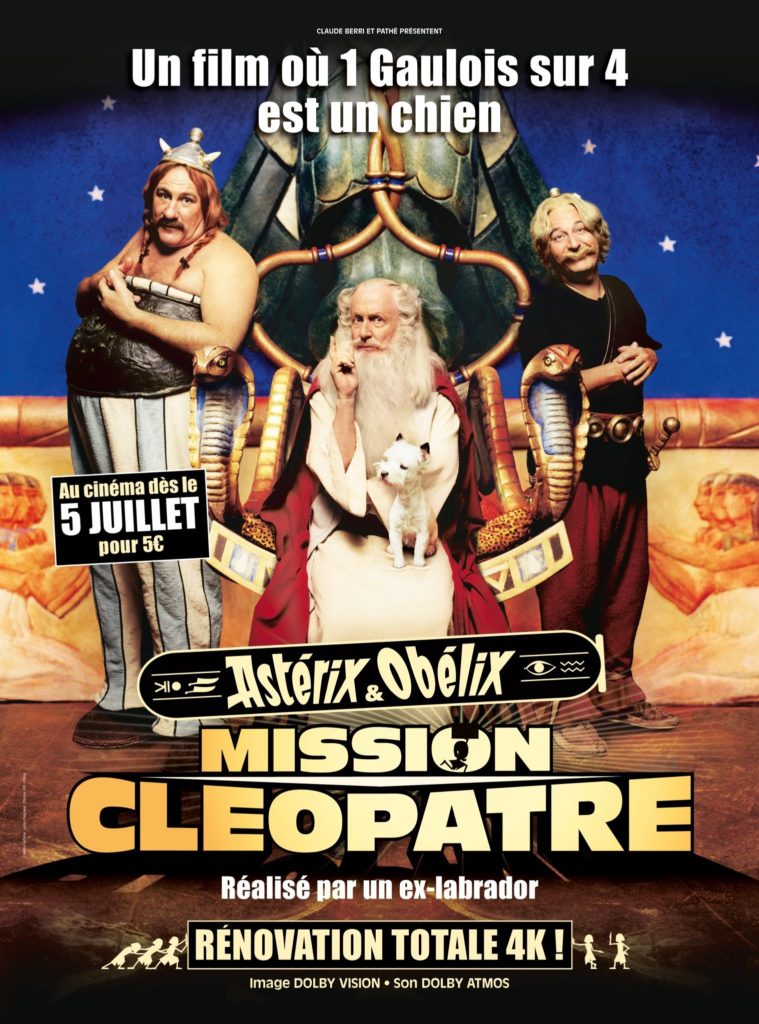 Astérix et Obélix : Mission Cléopâtre, Alain Chabat se lâche