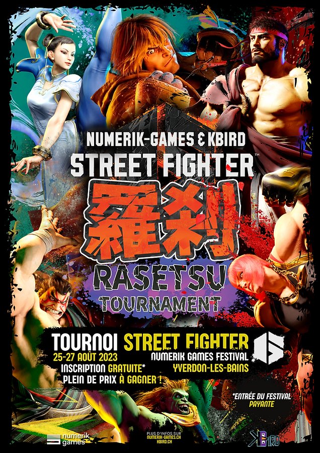 Street Fighter 6, un tournoi à Numerik Games