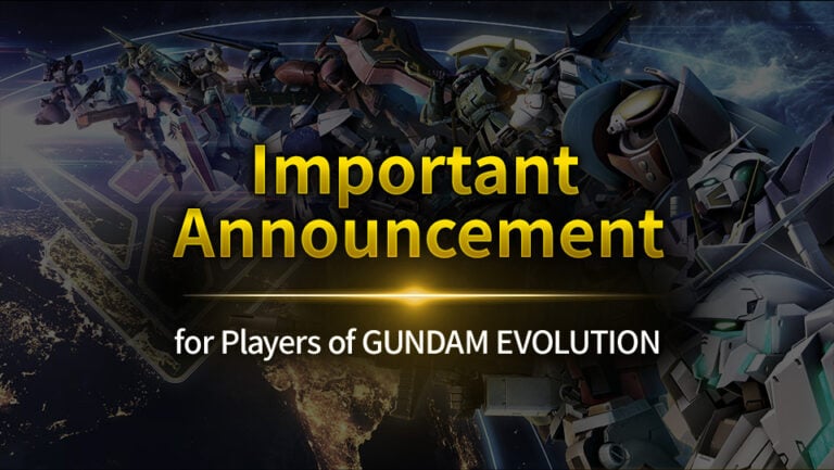 Gundam Evolution, c'est bientôt terminé