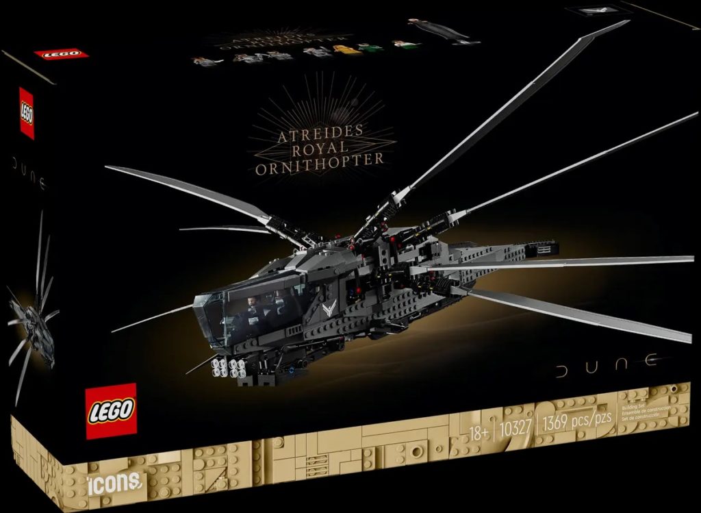 LEGO : L'Ornithopter du film Dune dévoilé