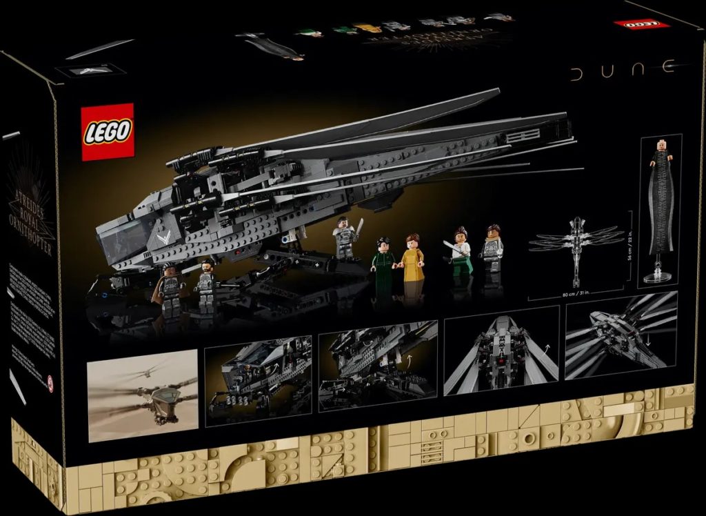 LEGO : L'Ornithopter du film Dune dévoilé