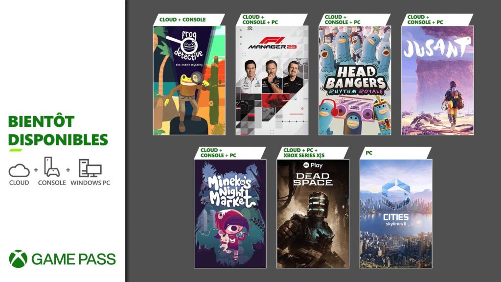 Xbox Game Pass, la suite d'octobre annoncée