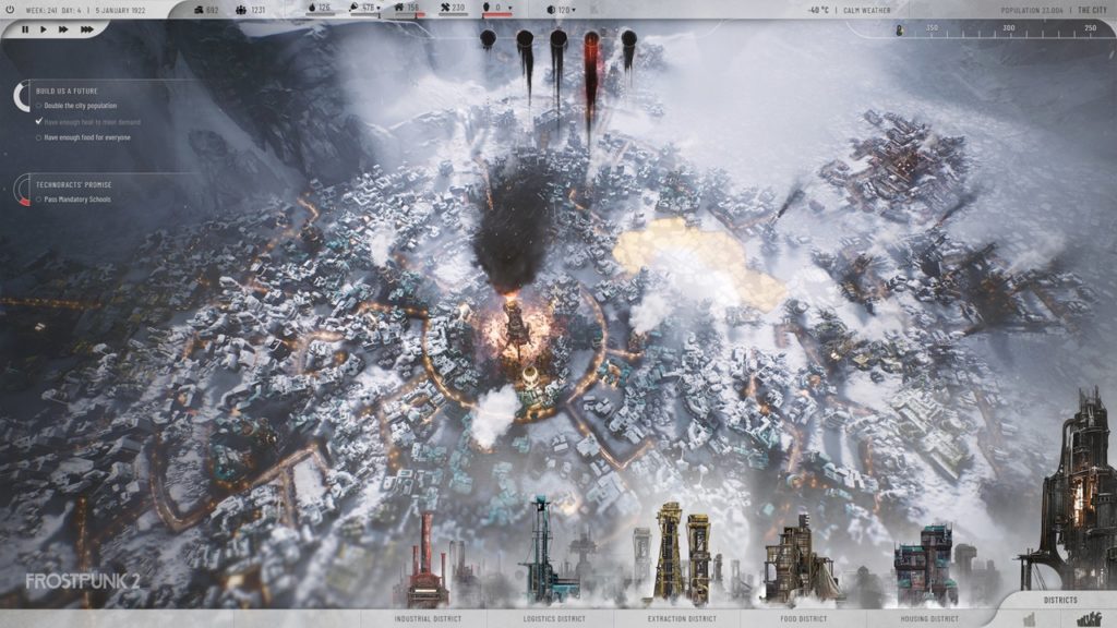 Frostpunk 2, un teaser à base d'images de gameplay