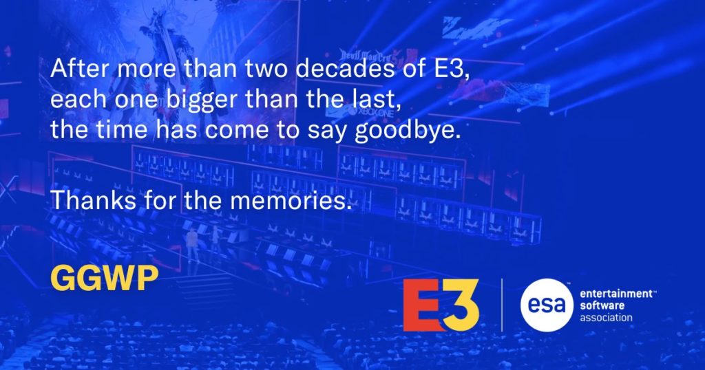 E3, c'est terminé le salon ne reviendra plus jamais