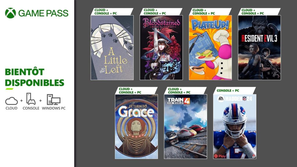 Xbox Game Pass, les premiers jeux de février s'affichent
