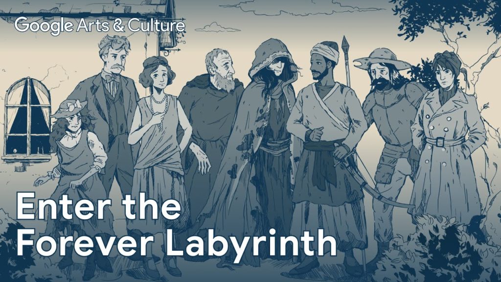 The Forever Labyrinth, un puzzle game gratuit à base de culture