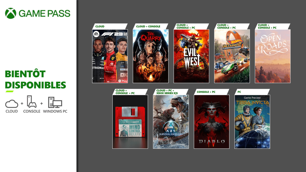 Xbox Game Pass, la fin de mars se dévoile