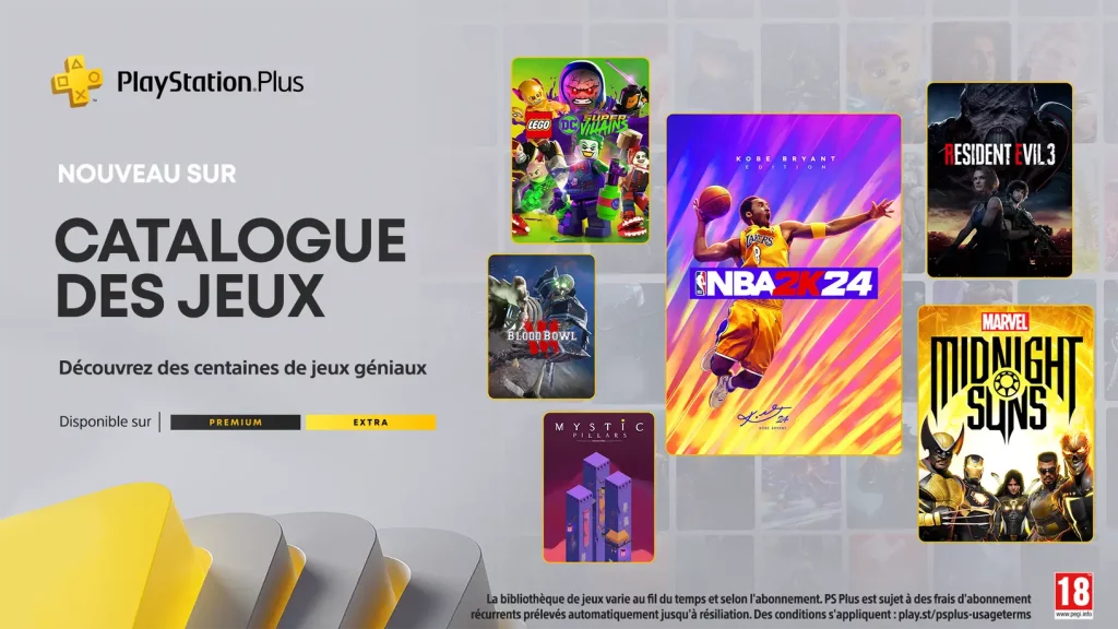 Playstation Plus Extra/Premium, voici les jeux de mars