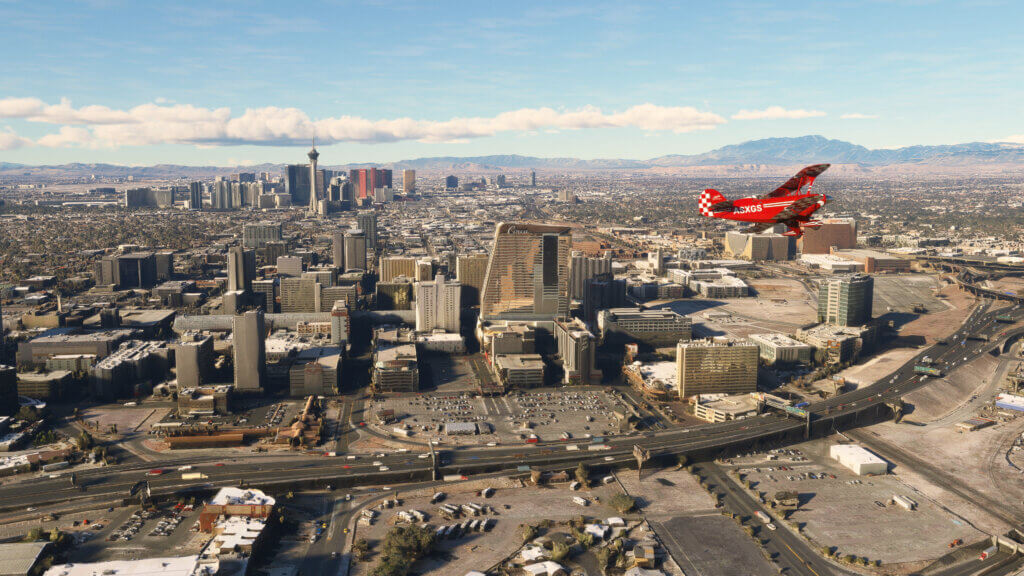 Microsoft Flight Simulator, Las Vegas n'a jamais été aussi belle
