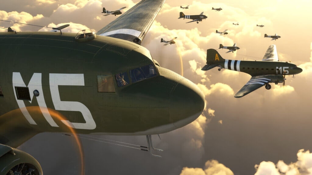 Flight Simulator, de nouveaux avions pour fêter le débarquement