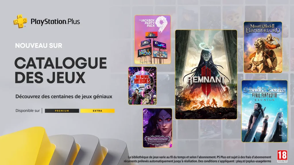 PlayStation Plus Extra & Premium, voici le jeux de juillet