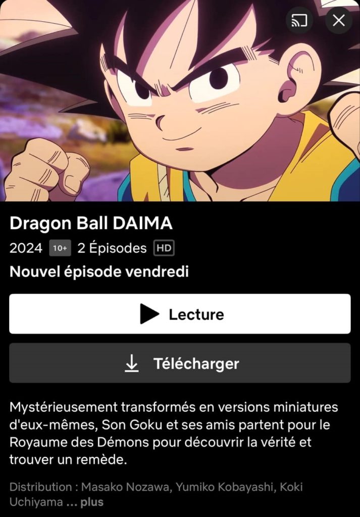 Dragon Ball Daima : Soulagement, la série est disponible sur Netflix