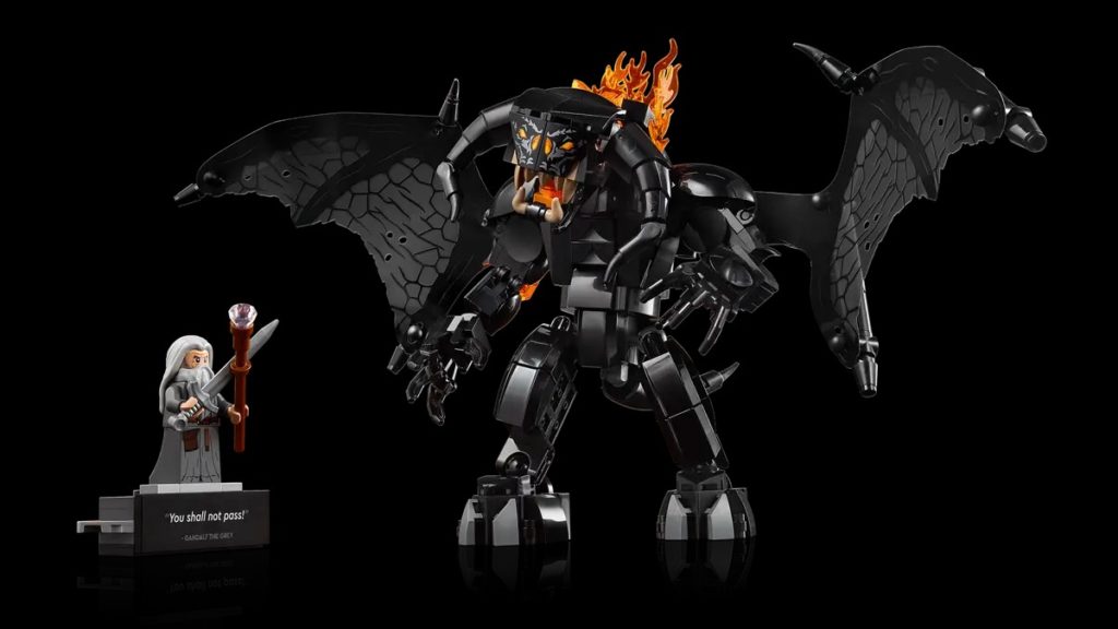 LEGO : Le Balrog du Seigneur des Anneaux enfin officialisé