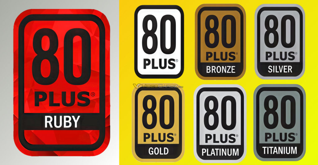 80 PLUS Ruby, nouvelle certification pour les alimentations