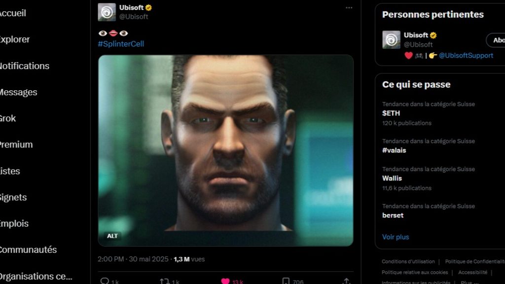 Splinter Cell Remake, Ubisoft fait du teasing juste avant le Summer Game Fest !