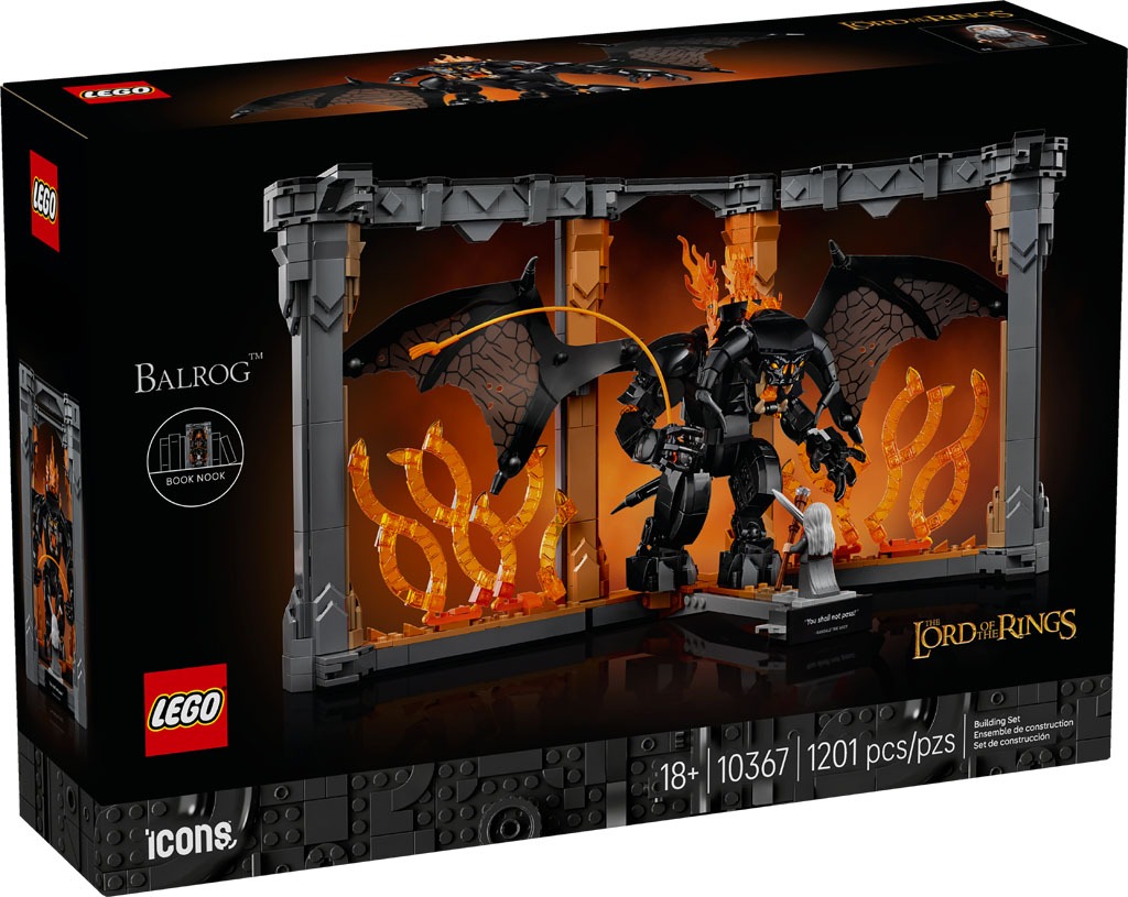 LEGO : Le Balrog du Seigneur des Anneaux enfin officialisé