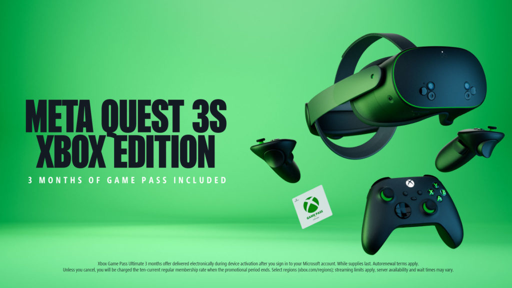 Xbox Meta Quest 3/3S, une édition limité qui ne sert pas à grand chose