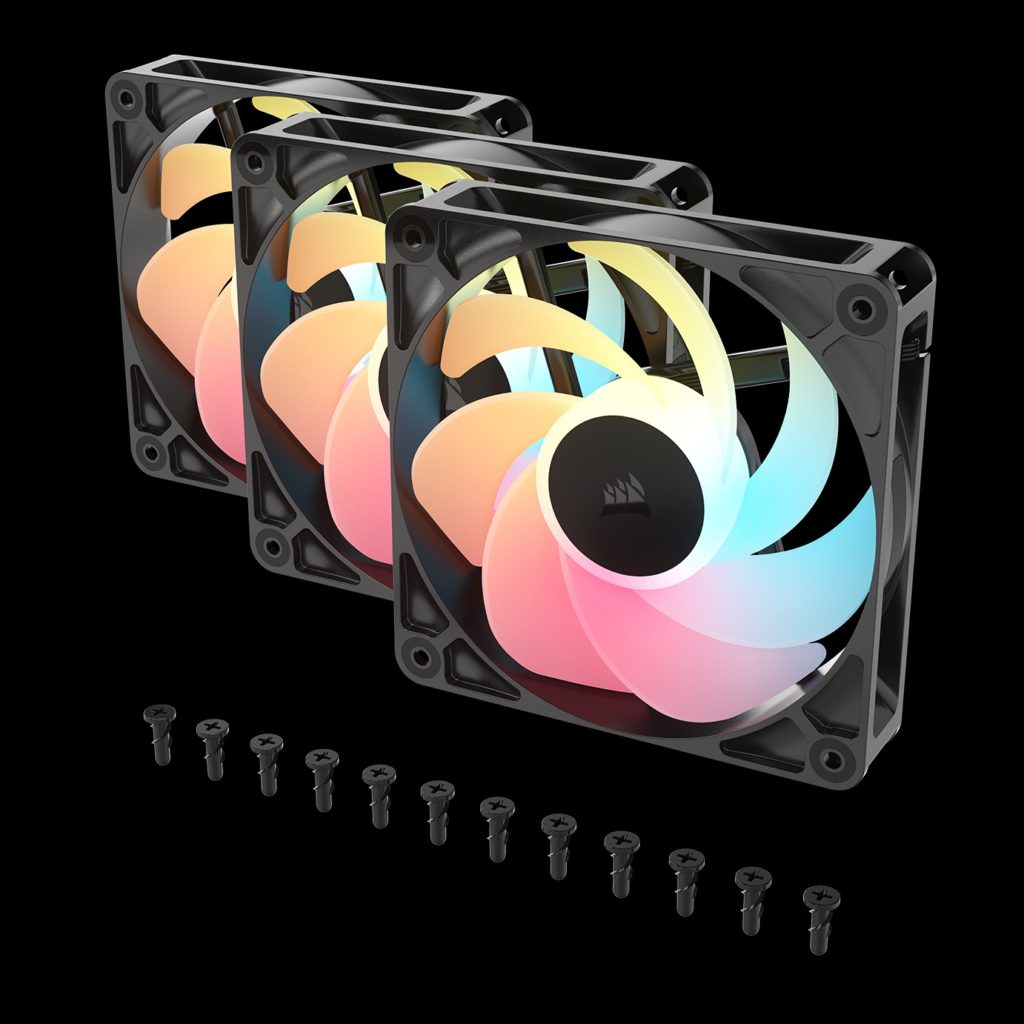 Corsair dévoile la série RS-R; des ventilateurs ARGB