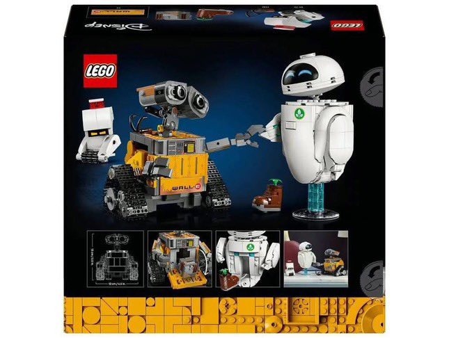 LEGO : Wall-E et EVE arrivent dans un set en duo tout mignon
