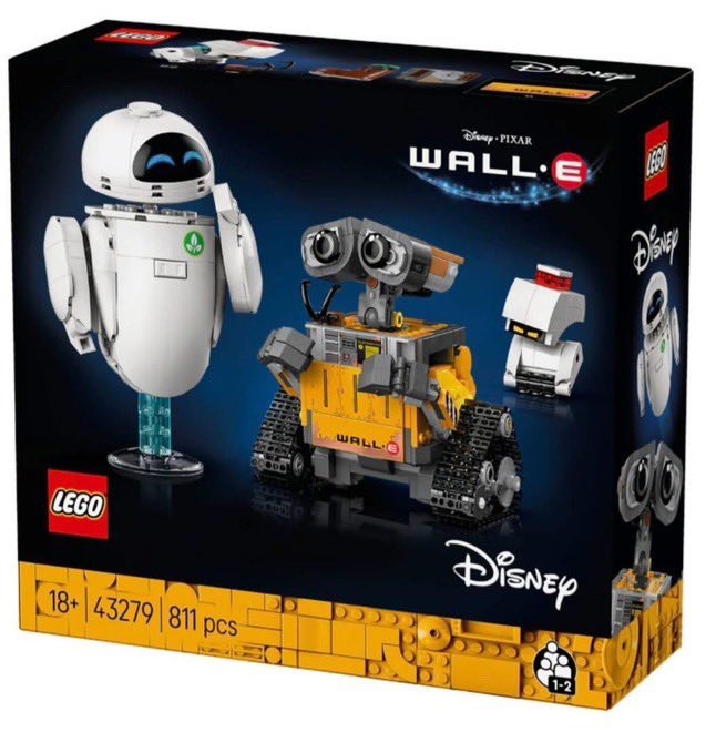 LEGO : Wall-E et EVE arrivent dans un set en duo tout mignon