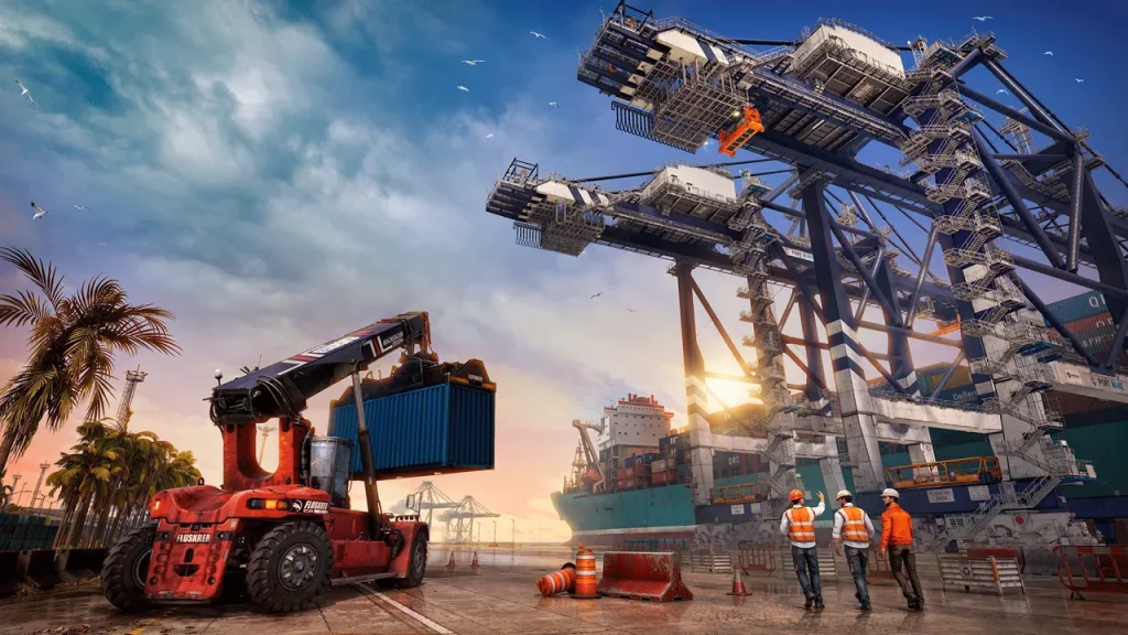 Docked, entre gestion et simulation dans un immense port